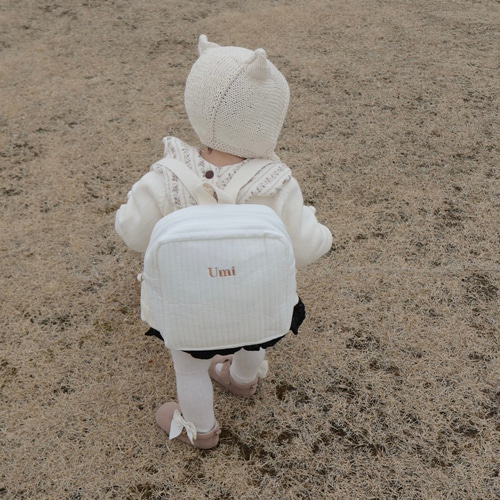 S001 【 Named backpack /刺繍 】 名入れリュック オムツポーチ