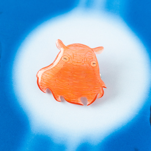 メンダコ＊ブローチ (マグネットにも変更可) ブローチ ねぎねぎ 通販