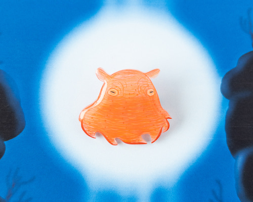 メンダコ＊ブローチ (マグネットにも変更可) ブローチ ねぎねぎ 通販