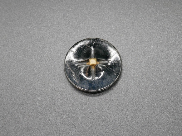 フランスアンティークフレンチジェットボタン（レースデザイン） 4枚目の画像