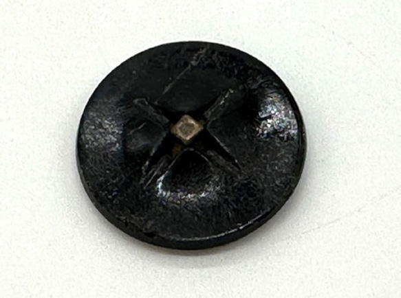 フランスアンティークフレンチジェットボタン（レースデザイン） 11枚目の画像