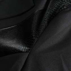 レディース*メンズ両用·ブレザーの襟にデニムをあしらったジャケット 20-1355 12枚目の画像