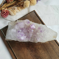 送料無料】カルール産アメジストクラスター273g その他置物