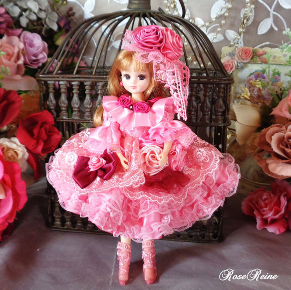 桜祭りセール☆ロリータロマンス リカちゃんブライス専用ピンク 