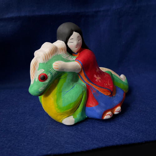 ワケあり逸品 龍と姫 その他置物 アート創作人形とオカリナ工房