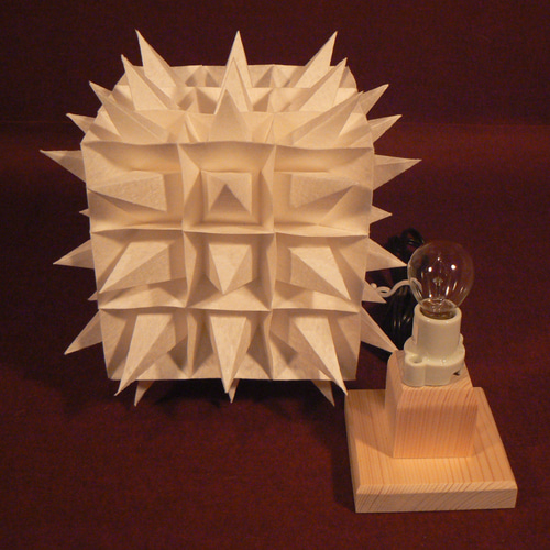 和紙の手作りランプシェード　美濃和紙使用　[ 匠 ] 3-3　癒しの一点物作品 和紙の手作りランプシェード 美濃和紙使用 [ 匠 ] 3-3 癒しの一点物