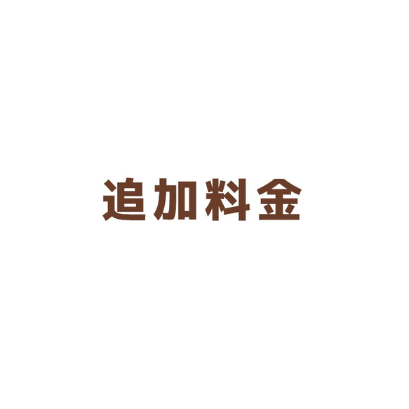 黒田様用　追加料金 1枚目の画像