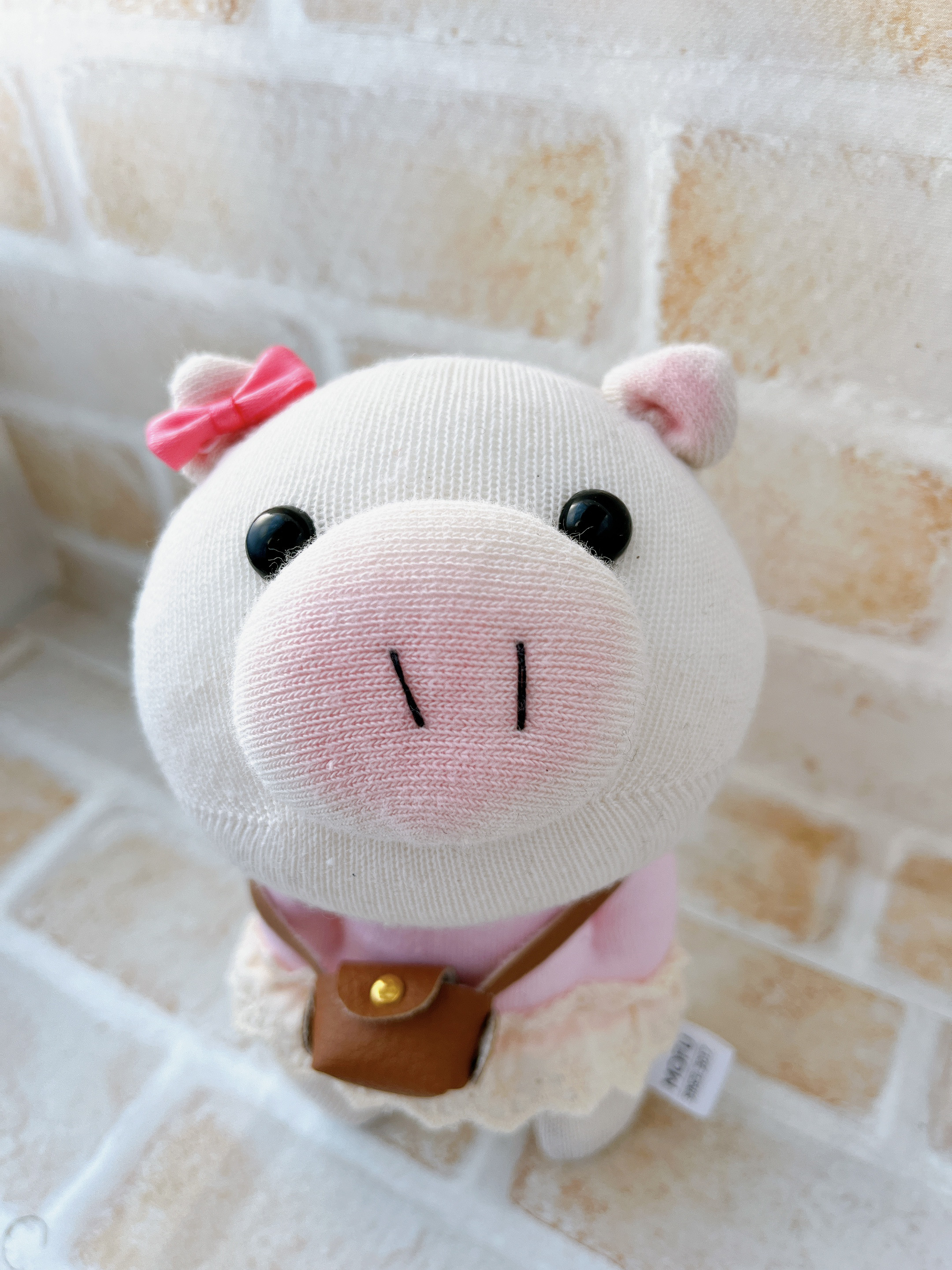 ポッケに手 かわいい♡ 豚 ぬいぐるみ ぬいぐるみ mofu_mofu_club 通販  