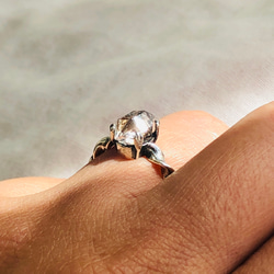 ☆天然石☆輝きハーキマーダイヤモンド「両端が尖っている」☆ツイスト