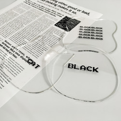 【送料無料】BLACK series　アクリルプレート　アクリルコースター 3枚目の画像