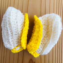 ベビー　ソックス　シューズ(バナナ2)               Baby Socks Shoes (Banana2) 4枚目の画像