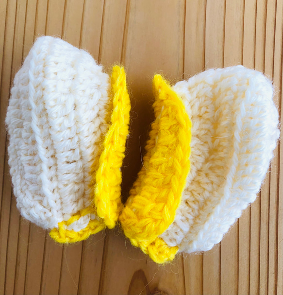 ベビー　ソックス　シューズ(バナナ2)               Baby Socks Shoes (Banana2) 4枚目の画像