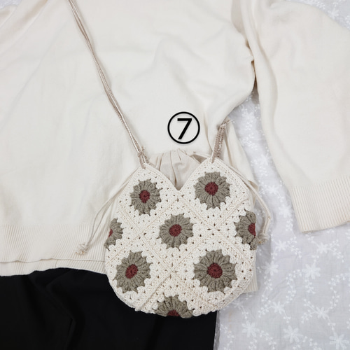 花モチーフ ショルダーバッグ deux amour ショルダーバッグ バッグ 花モチーフショルダーバッグ