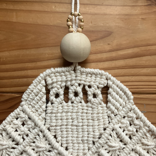 特集掲載】macrame Ohinasama tapestry マクラメ お雛様 タペストリー