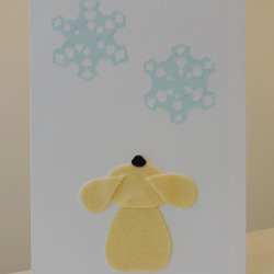 犬と、雪と、クリスマスツリー～グリーティングカード～冬～ 7枚目の画像