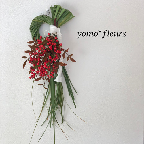 Natural＊しめ縄飾りしめ縄リースドライフラワー2way