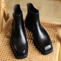 秋冬男士柔軟皮革鞋舒適時尚短靴 24 公分-27 公分 #889⭐免運費⭐ 第11張的照片