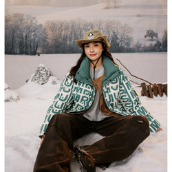 秋冬新品 ショートダウンジャケット メンズ ユニセックス 厚手暖かいカップルコート レディース ヴィンテージ 11枚目の画像