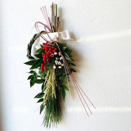 数量限定5点】レモングラスのお正月飾り 和モダン しめ縄・しめ飾り