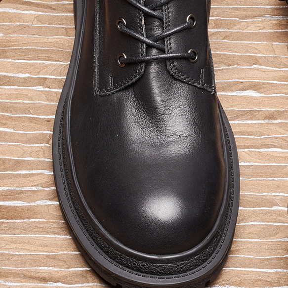 秋冬男士柔軟真皮鞋鞋舒適時尚短靴馬丁靴 24 公分-27 公分 #890⭐免運費⭐ 第10張的照片