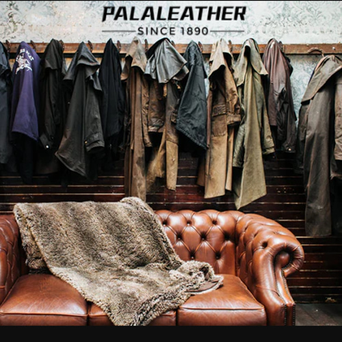 イタリア革ジャンブランド【Pala leather】 ターコイズ・山羊革