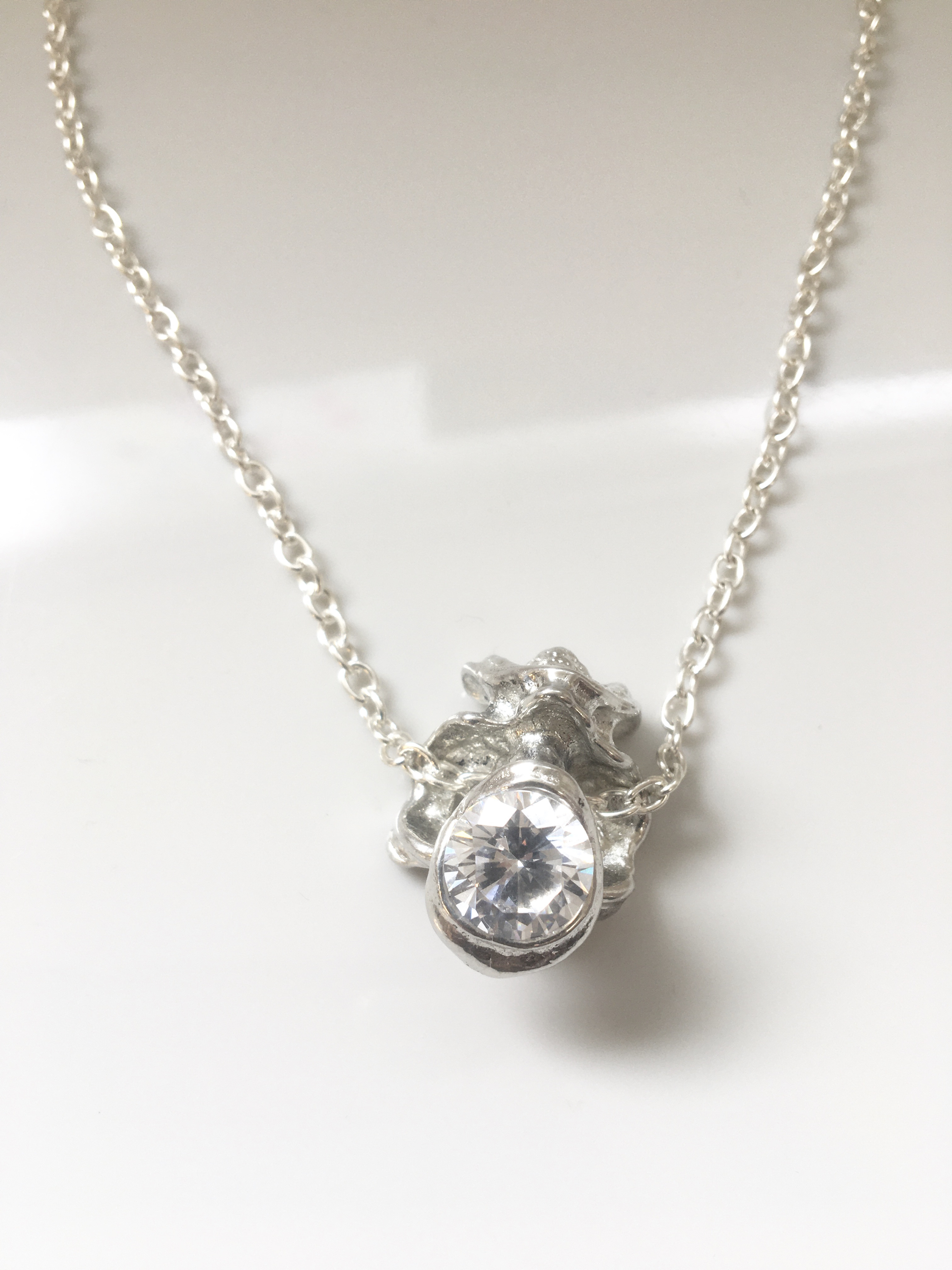 シルバーネックレス「mechanical」