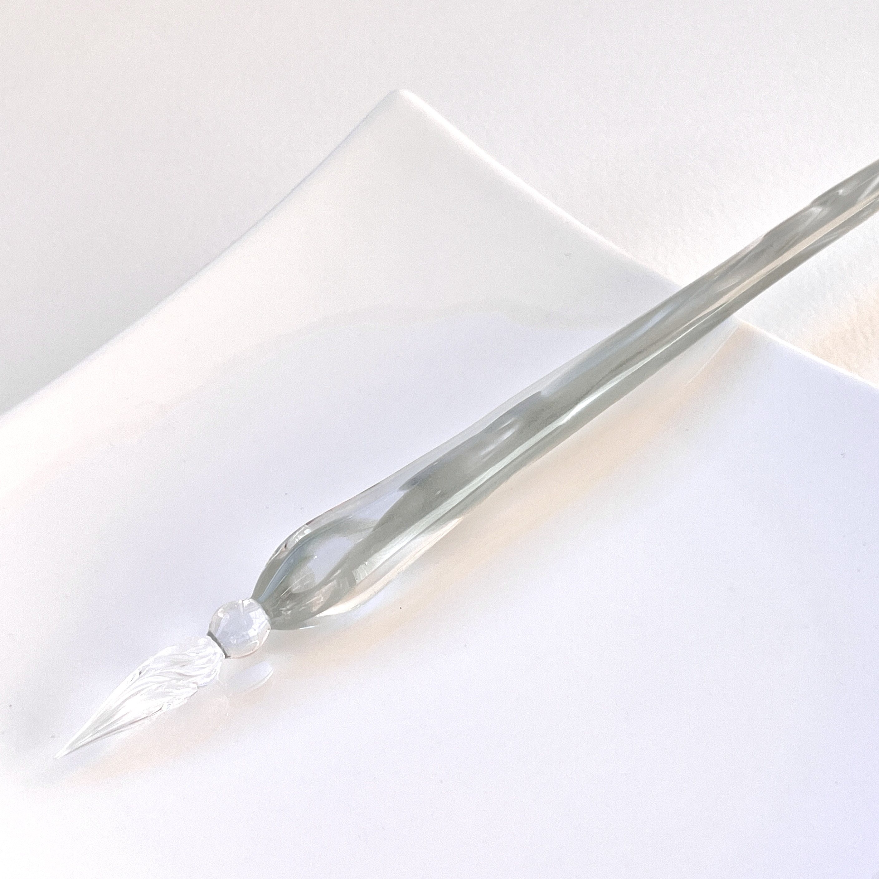 銀鼠色のガラスペン(細字)