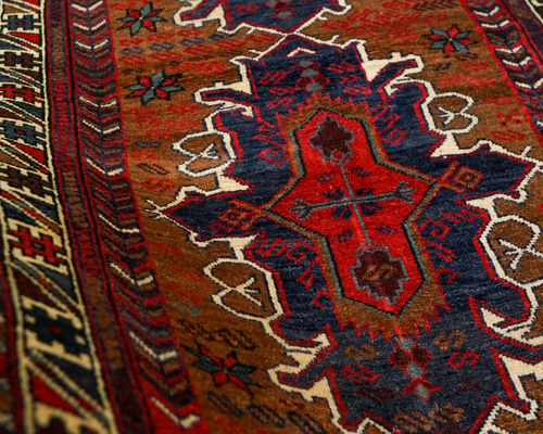 130x82cmトライバルラグ手織り絨毯ヴィンテージ ラグ 130x82cmトライバルラグ手織り絨毯ヴィンテージ ラグ 130x82cm