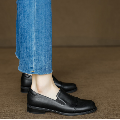 ローファー 本革 スリッポン シューズ 革靴 大人靴 レザー 屈曲