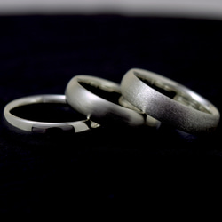 Sleek Ring / 5mm Silver ring サイズオーダー制作/ 受注製作シルバーリング　鏡面甲丸形状 4枚目の画像