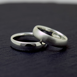 Sleek Ring / 5mm Silver ring サイズオーダー制作/ 受注製作シルバーリング　鏡面甲丸形状 3枚目の画像