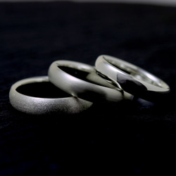 Sleek Ring / 4mm Silver ring サイズオーダー制作/ 受注製作シルバーリング　鏡面甲丸形状 4枚目の画像