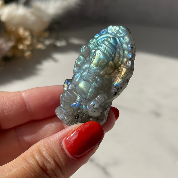 天然石 ガネーシャ ラブラドライト 【公式通販】