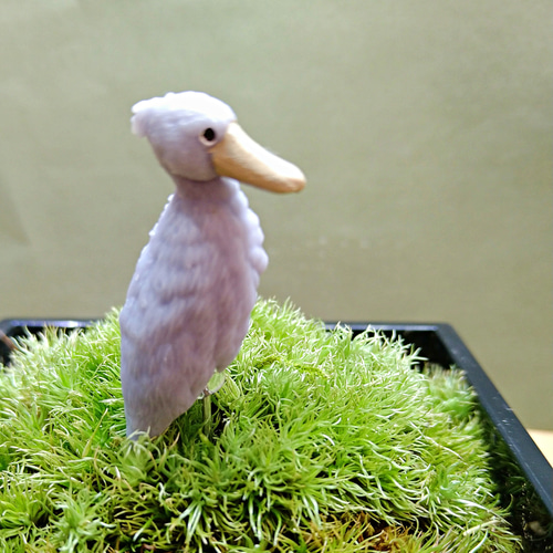バードカービング デコイ 鳥の置物二羽 彫刻・オブジェ