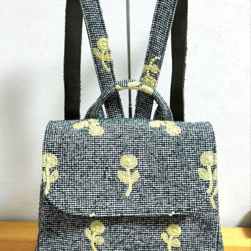 ミナペルホネン bonheur ハンドメイド 大人かわいいリュック