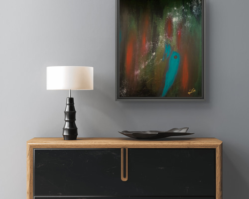 夢で見た絵 - 抽象画 46×38㎝ F8 原画のみ キャンバス インテリア