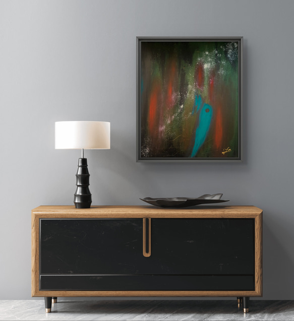 夢で見た絵 - 抽象画 46×38㎝ F8 原画のみ キャンバス インテリア