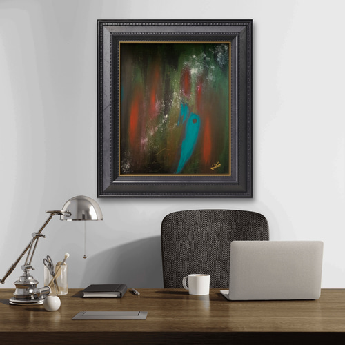 夢で見た絵 - 抽象画 46×38㎝ F8 原画のみ キャンバス インテリア