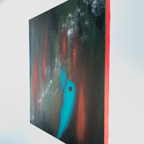 夢で見た絵/ 抽象画 キャンバス 46×38㎝ F8 原画1点のみ モダン
