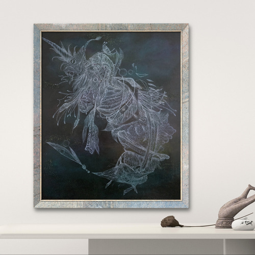 絵画展入賞作】深海のdeus / アクリル 46×38㎝ F8 原画 絵画展入賞作】深海のdeus / アクリル 46×38㎝ F8 原画