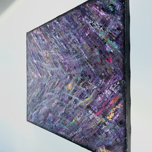 ループNo1.醒 - 抽象画 46×38㎝ F8 原画1点のみ キャンバス