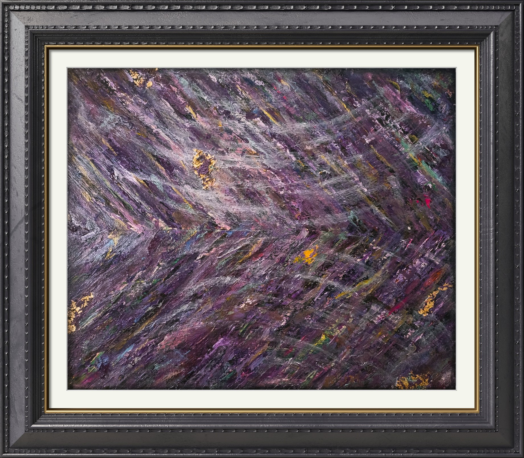 クリスマスツリー特価！ ループNo1.醒 - 抽象画 46×38㎝ F8 原画1点のみ キャンバス 絵画
