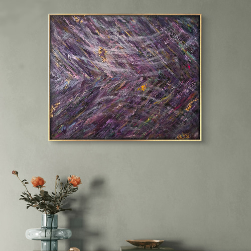 本店は ループNo1.醒 キャンバス 原画1点のみ F8 46×38㎝ 抽象画 - 絵画