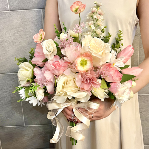 ♦︎送料無料♦︎ オーダーメイド クラッチブーケ 結婚式 前撮り 