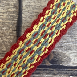 手織り キーリング 　キーホルダー　k0004 2枚目の画像