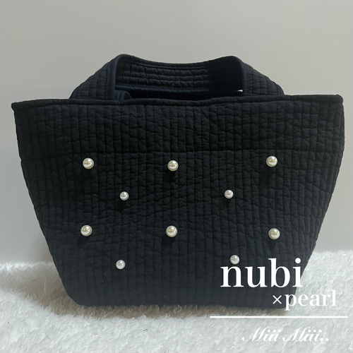 ヌビバッグ nubi トートバッグ イブルバッグ ブラック パール トート 