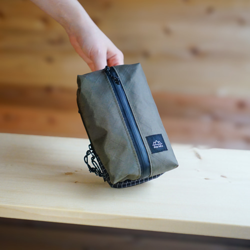 カーキ・モバイルポケティケース・M /登山・キャンプ・アウトドア