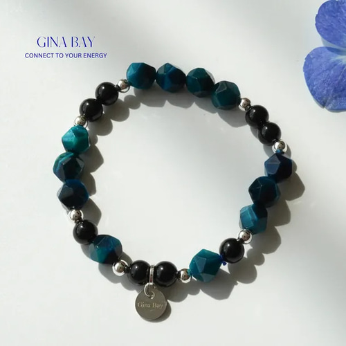 14KGF トルマリンのブレスレット 14kgf ブルートルマリン チェーン ブレスレット - メルカリ