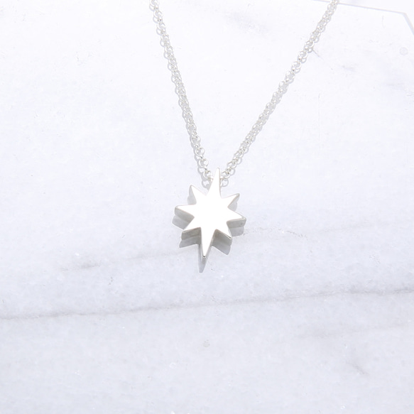 北極星 STAR シルバー925 純銀 ブレスレット  アンクレット記念日 バレンタインデー クリスマスプレゼント 1枚目の画像