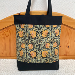 入園入学2025 迷彩柄 大きめレッスンバッグ トートバッグ 帆布の